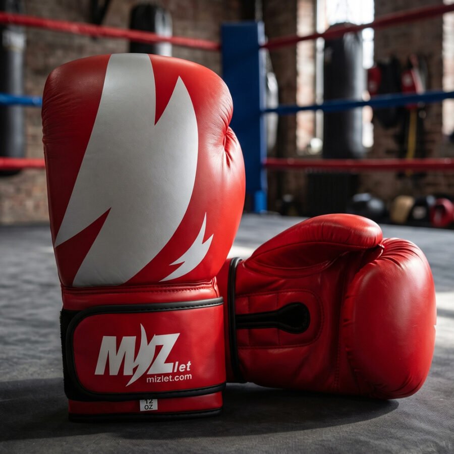 Mizlet Red Series boxing gloves, pair